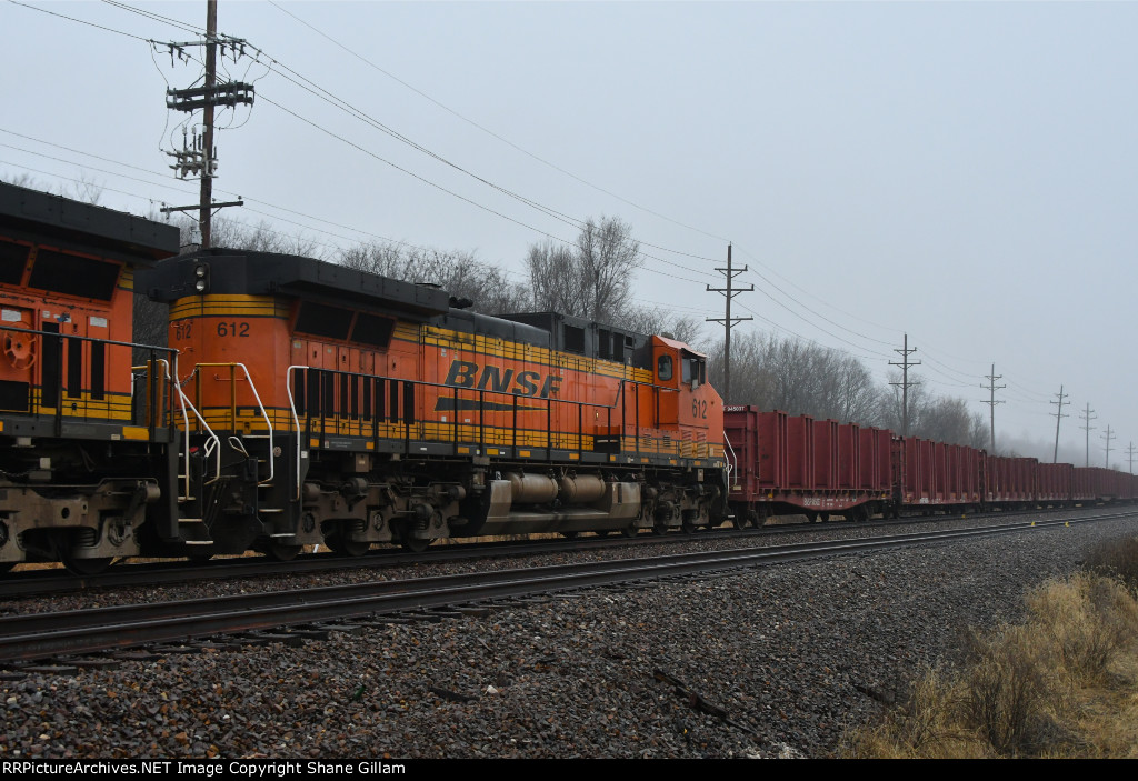 BNSF 612 Roster shot